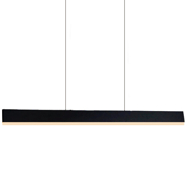 Lámpara colgante lineal negro 90 x 6,5 cm LED 18W - ANLC0011