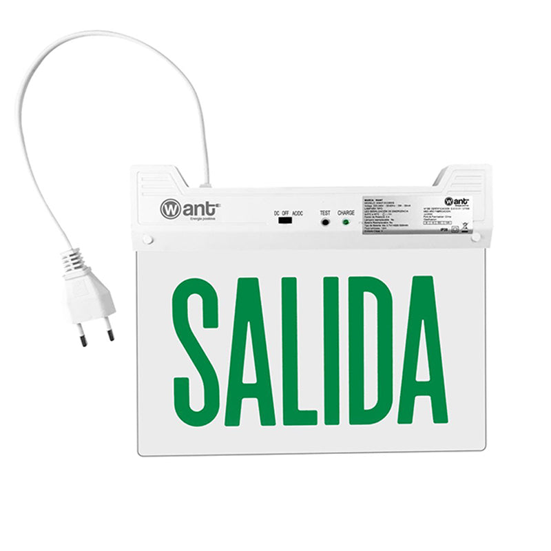 Equipo señalización emergencia 3w autonomía 3 horas - ANSE0001