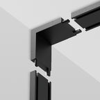 Unión tipo L vertical para riel magnético ultra slim negro - ARCO0005