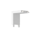 Unión tipo L vertical para riel magnético ultra slim blanco - ARCO0010