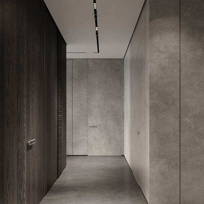 Foco metal negro para riel magnético LED 6W 48V - TDFO0008