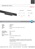 Foco fijo magnético ultra slim negro LED 6W TUYA - ARFO0028