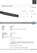 Foco fijo magnético ultra slim negro LED 12W TUYA - ARFO0029