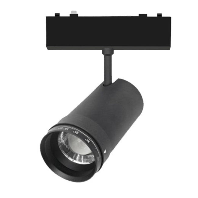 Foco dirigible magnético ultra slim negro agunlo ajustable LED 24W TUYA - ARFO0044