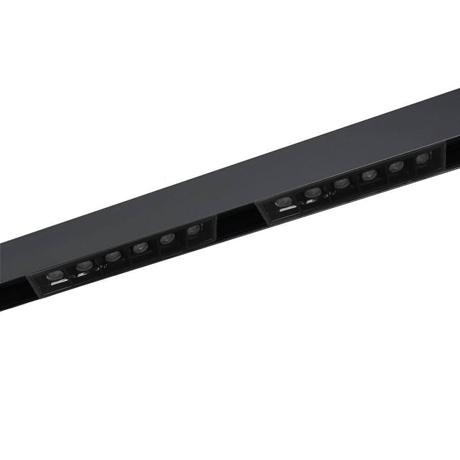 Foco metal negro para riel magnético LED 6W - ARFO0055