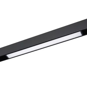 Foco metal negro para riel magnético LED 24W