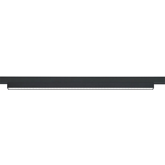 Foco metal negro para riel magnético LED 24W