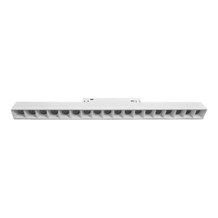 Foco para riel magnético aluminio blanco 32,8 cm LED 18W - ARFO0064