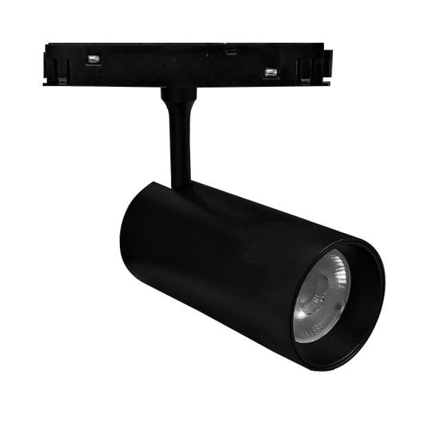 Foco para riel magnético aluminio negro Ø5 cm LED 15 W - ARFO0067