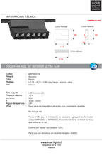 Foco abatible aluminio negro para riel magnetico SLIM 11,5cm  LED 10W TUYA - ARFO0074
