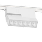 Foco abatible aluminio blanco para riel magnetico SLIM 11,5cm  LED 10W TUYA - ARFO0083
