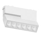 Foco abatible aluminio blanco para riel magnetico SLIM 11,5cm  LED 10W TUYA - ARFO0083