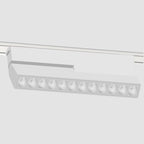 Foco abatible aluminio blanco para riel magnético SLIM 22cm 48v LED 20W TUYA - ARFO0084