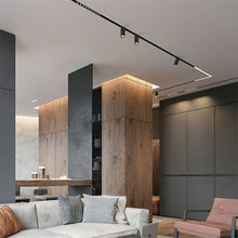 Cargar imagen en el visor de la galería, Foco metal negro para riel magnético LED 15W - ARFO0101
