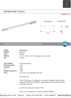 Foco fijo magnético ultra slim blanco LED 10W TUYA - ARFO0096