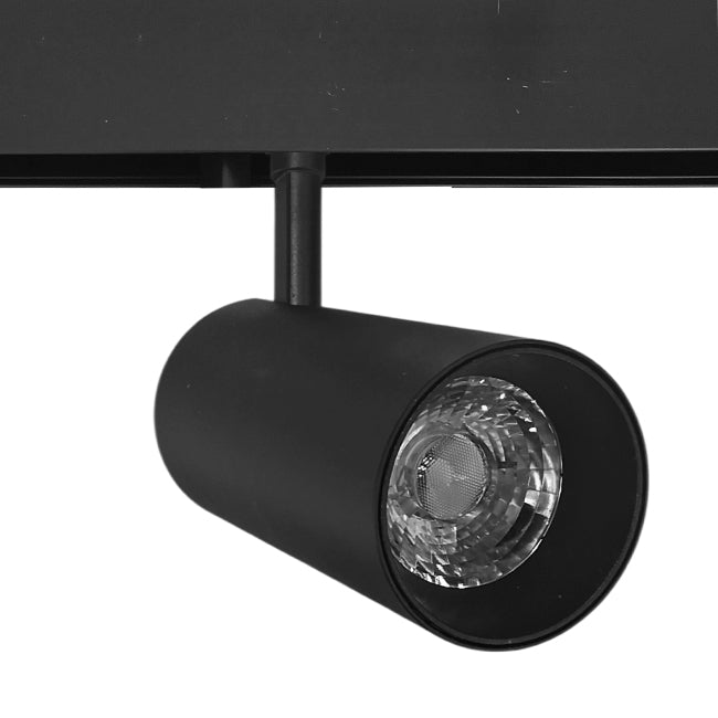 Foco metal negro para riel magnético LED 20W - ARFO0100