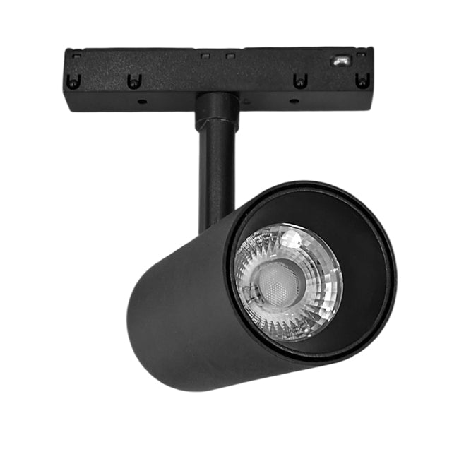 Foco metal negro para riel magnético LED 15W - ARFO0101