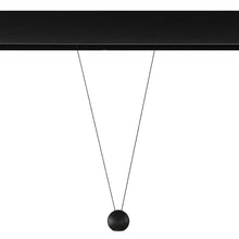 Cargar imagen en el visor de la galería, Lámpara colgante para riel magnético aluminio negro Ø8x1,44 cm LED 9.5W - ARLC0015
