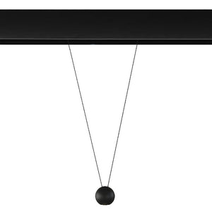 Lámpara colgante para riel magnético aluminio negro Ø8x1,44 cm LED 9.5W - ARLC0015