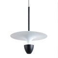Lámpara colgante metal negro blanco Ø 26 x 35,5 cm LED 12W - ARLC0019