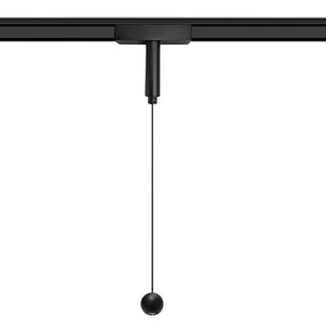Lámpara colgante para riel magnético ultra slim aluminio negro Ø5x1,53 cm LED 4.5W - ARLC0027