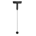 Lámpara colgante para riel magnético ultra slim aluminio negro Ø5x1,53 cm LED 4.5W TUYA - ARLC0027