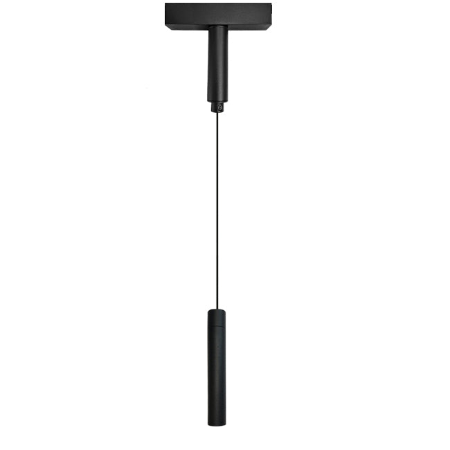 Lámpara colgante para riel magnético ultra slim aluminio negro LED 4.5W TUYA  - ARLC0030