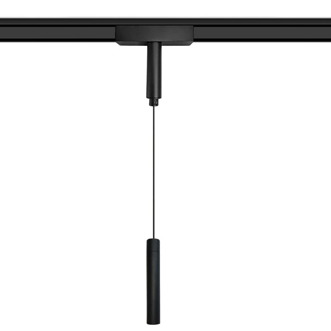 Lámpara colgante para riel magnético ultra slim aluminio negro LED 4.5W TUYA  - ARLC0030
