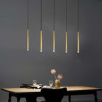 Lámpara colgante para riel magnético ultra slim aluminio acrílico bronce Ø3x1,90 cm LED 6W TUYA  - ARLC0033