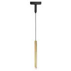 Lámpara colgante para riel magnético ultra slim aluminio acrílico bronce Ø3x1,90 cm LED 6W TUYA  - ARLC0033
