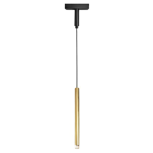 Lámpara colgante para riel magnético ultra slim aluminio acrílico bronce Ø3x1,90 cm LED 6W TUYA  - ARLC0033