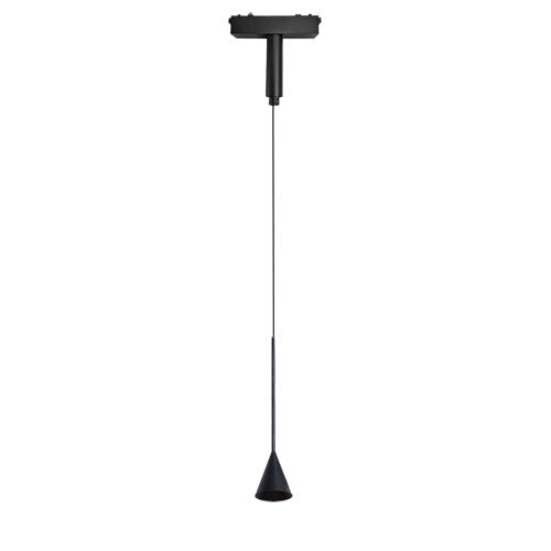 Lámpara colgante para riel magnético ultra slim aluminio negro LED 6W TUYA - ARLC0034