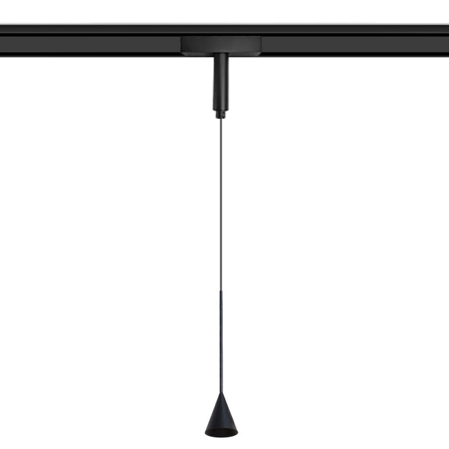 Lámpara colgante para riel magnético ultra slim aluminio negro LED 6W TUYA - ARLC0034