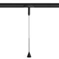 Lámpara colgante para riel magnético ultra slim aluminio negro LED 6W TUYA - ARLC0034