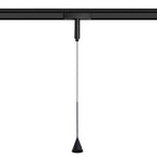 Lámpara colgante para riel magnético ultra slim aluminio negro LED 6W TUYA - ARLC0034