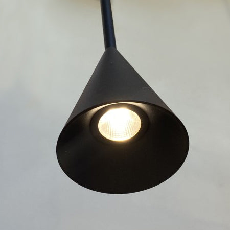Lámpara colgante para riel magnético ultra slim aluminio negro LED 6W TUYA - ARLC0034