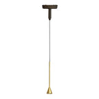 Lámpara colgante para riel magnético ultra slim aluminio bronce LED 6W TUYA - ARLC0035