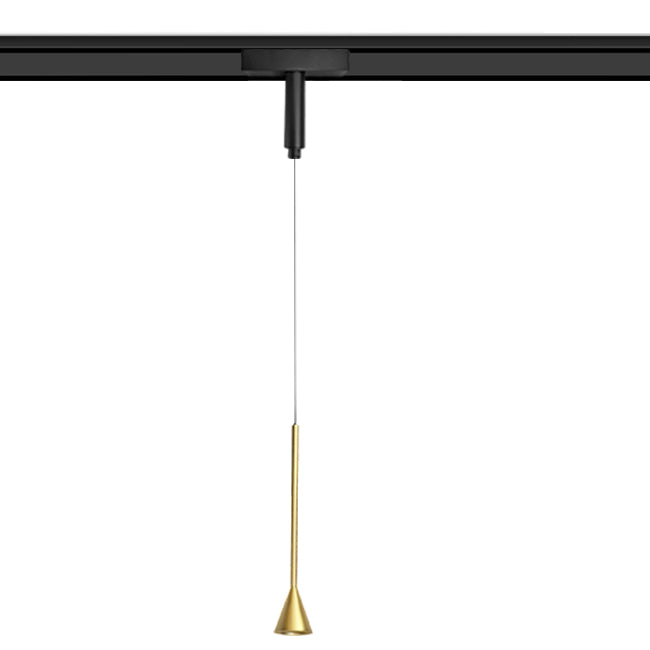 Lámpara colgante para riel magnético ultra slim aluminio bronce LED 6W TUYA - ARLC0035