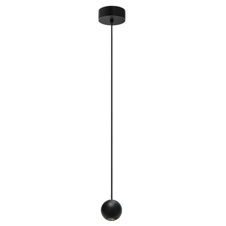 Lámpara colgante para cielo aluminio negro Ø5x140 cm LED 4.5W - ARLC0038