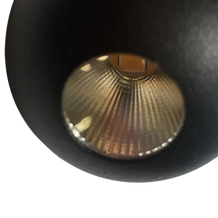 Lámpara colgante para cielo aluminio negro Ø5x140 cm LED 4.5W - ARLC0038
