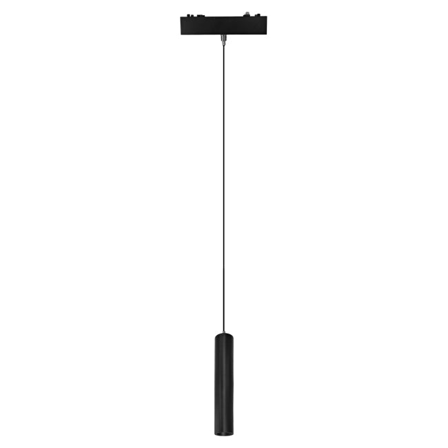 Lámpara colgante para riel magnético aluminio negro 15cm LED 6W TUYA - ARLC0040