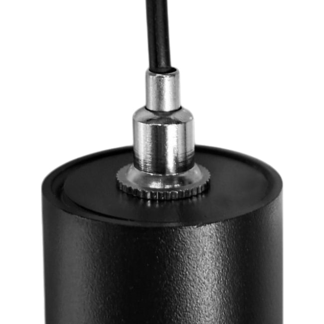Lámpara colgante para riel magnético aluminio negro 15cm LED 6W TUYA - ARLC0040