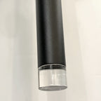 Lámpara colgante para riel magnético ultra slim aluminio acrílico negro Ø3x1,90 cm LED 6W TUYA - ARLC0032