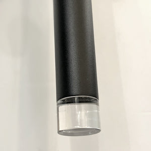 Lámpara colgante para riel magnético ultra slim aluminio acrílico negro Ø3x1,90 cm LED 6W - ARLC0032