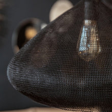 Cargar imagen en el visor de la galería, Lámpara colgante metal negro Ø42x45 cm E27
