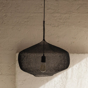 Lámpara colgante metal negro Ø50x56 cm E27 - ATLC0005