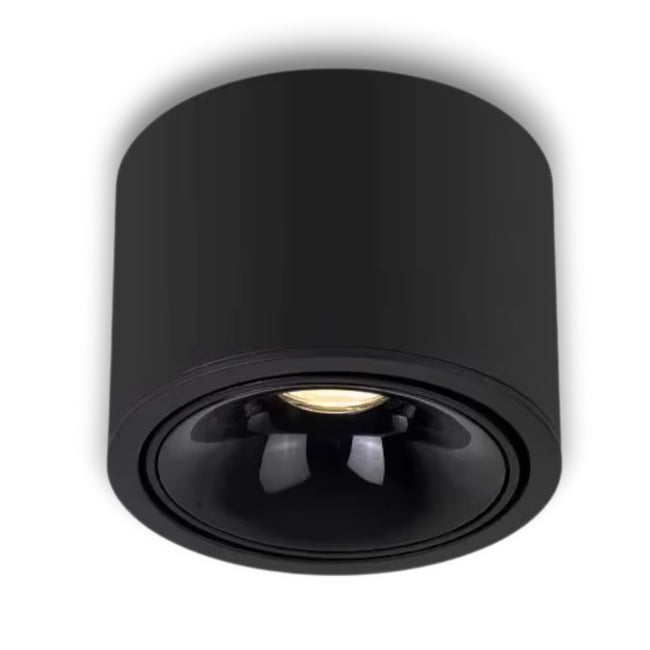 Foco sobrepuesto aluminio negro basculante dimeable  5W LED - AXFO0001