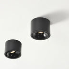 Foco sobrepuesto aluminio negro basculante dimeable  5W LED - AXFO0001