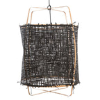 Lámpara colgante bambú fibra natural negra Ø67 cm E27 - AYLC0002 (EXHIBICIÓN)