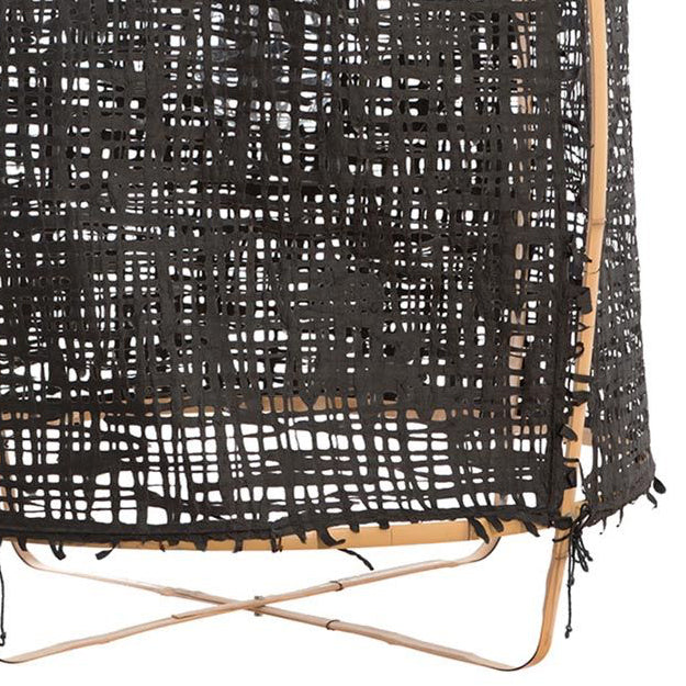 Lámpara colgante bambú fibra natural negra Ø67 cm E27 - AYLC0002 (EXHIBICIÓN)